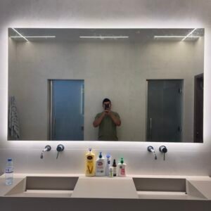 Mirror with led